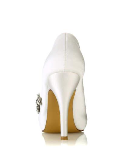 Bridal High Heel Open Toe Shoes with Rhinestones for Women