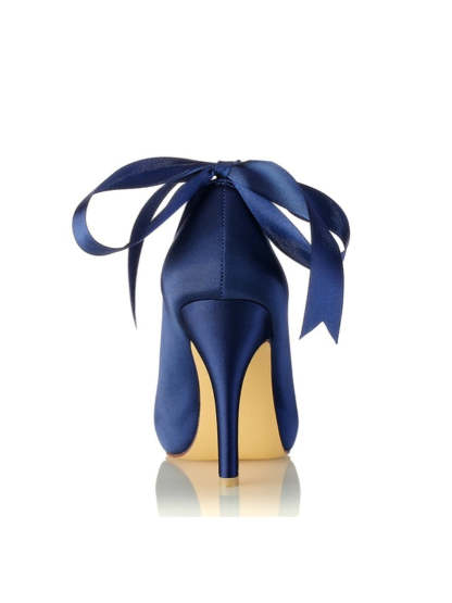 Bridal High Heel Open Toe Wedding Shoes with Rhinestones for Women