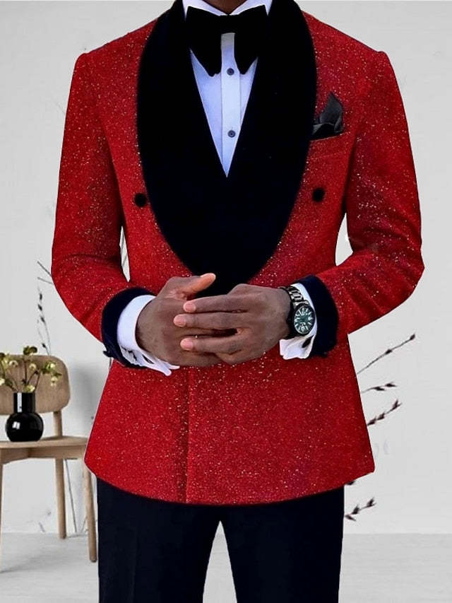 Single-Button Tailored Men's Wedding Suit In Two Pieces