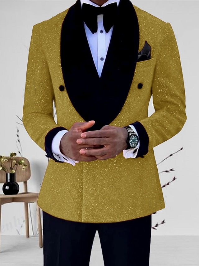 Single-Button Tailored Men's Wedding Suit In Two Pieces