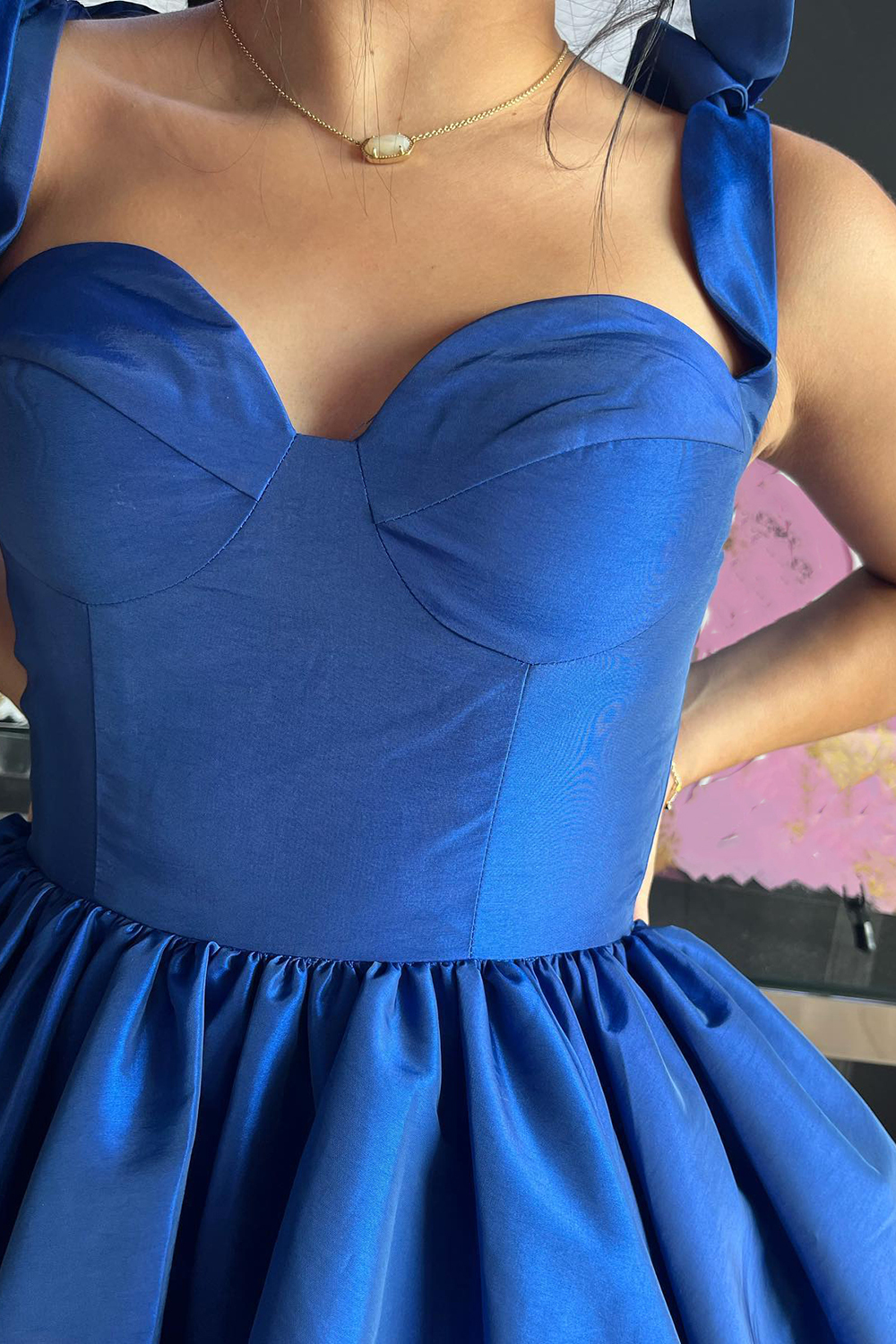 Simple Green Corset A-Line Ruched Short Homecoming Dress