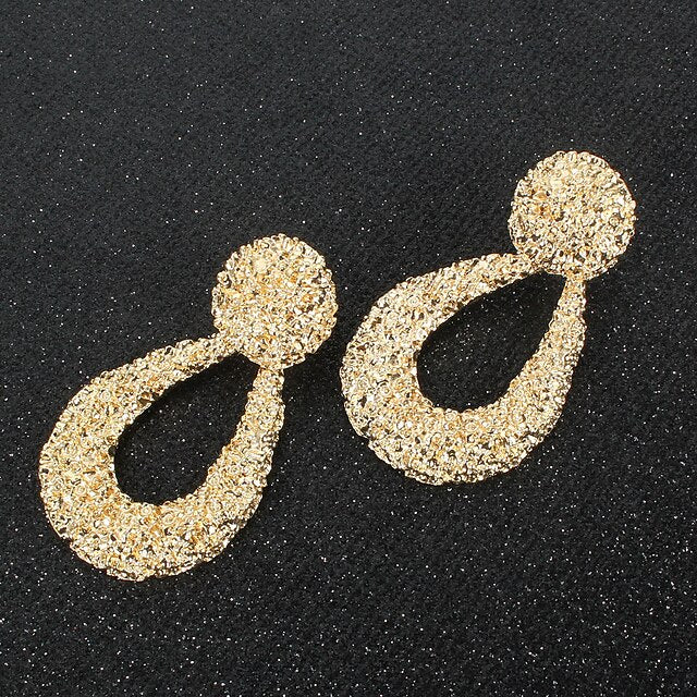 Classic Vintage Pearl Hoop Earrings for Women