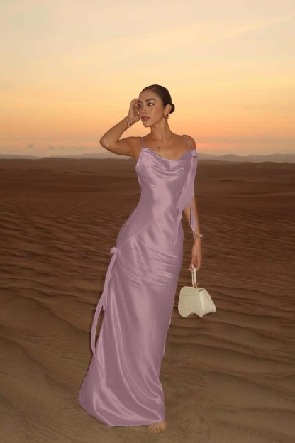 Spaghetti Strap Backless Sleeveless Long Mermaid Prom Dress With Pleated