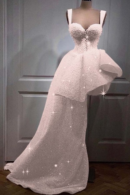 Spaghetti Strap Sweetheart Sleeveless Short Prom Dress With Sequins