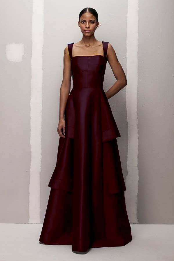 Charming Straps Sleeveless High Waist Long Prom Dress With Pleated