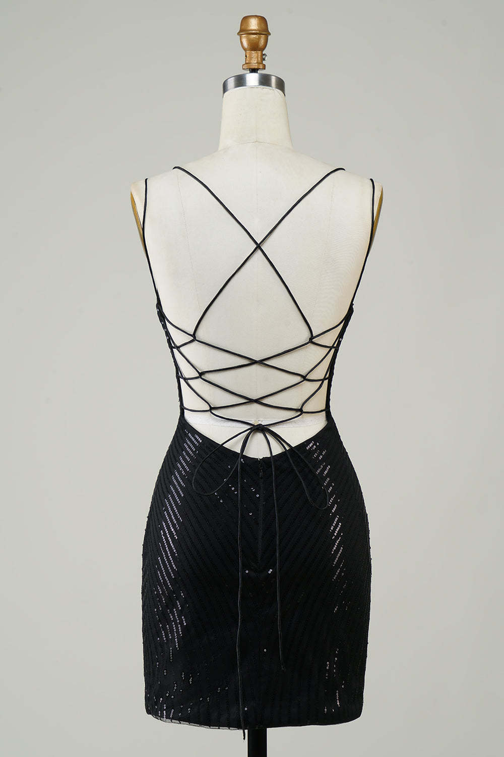 Sparkly Royal Blue Sequins Beaded Tight Short Homecoming Dress