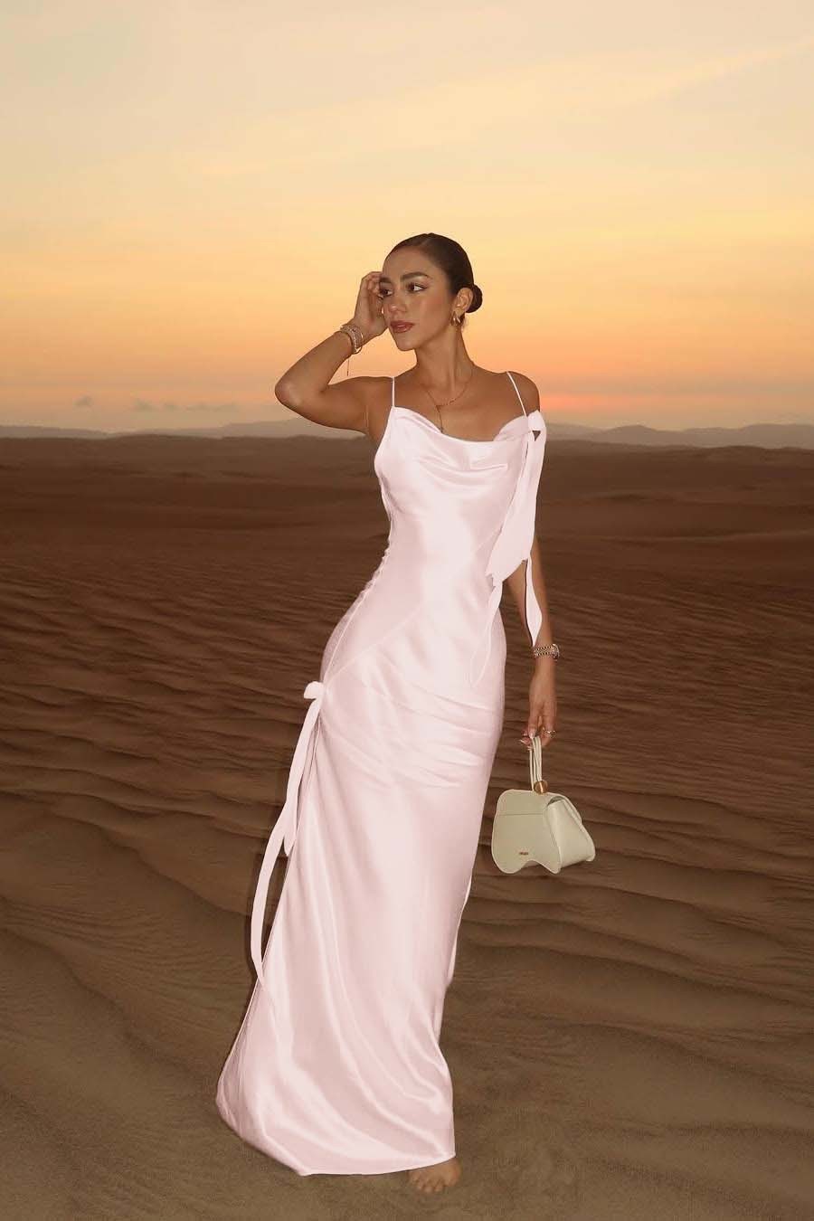 Spaghetti Strap Backless Sleeveless Long Mermaid Prom Dress With Pleated