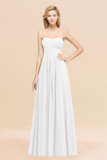 BMbridal Vintage Sweetheart Long Grape Affordable Bridesmaid Dresses Online-BMbridal