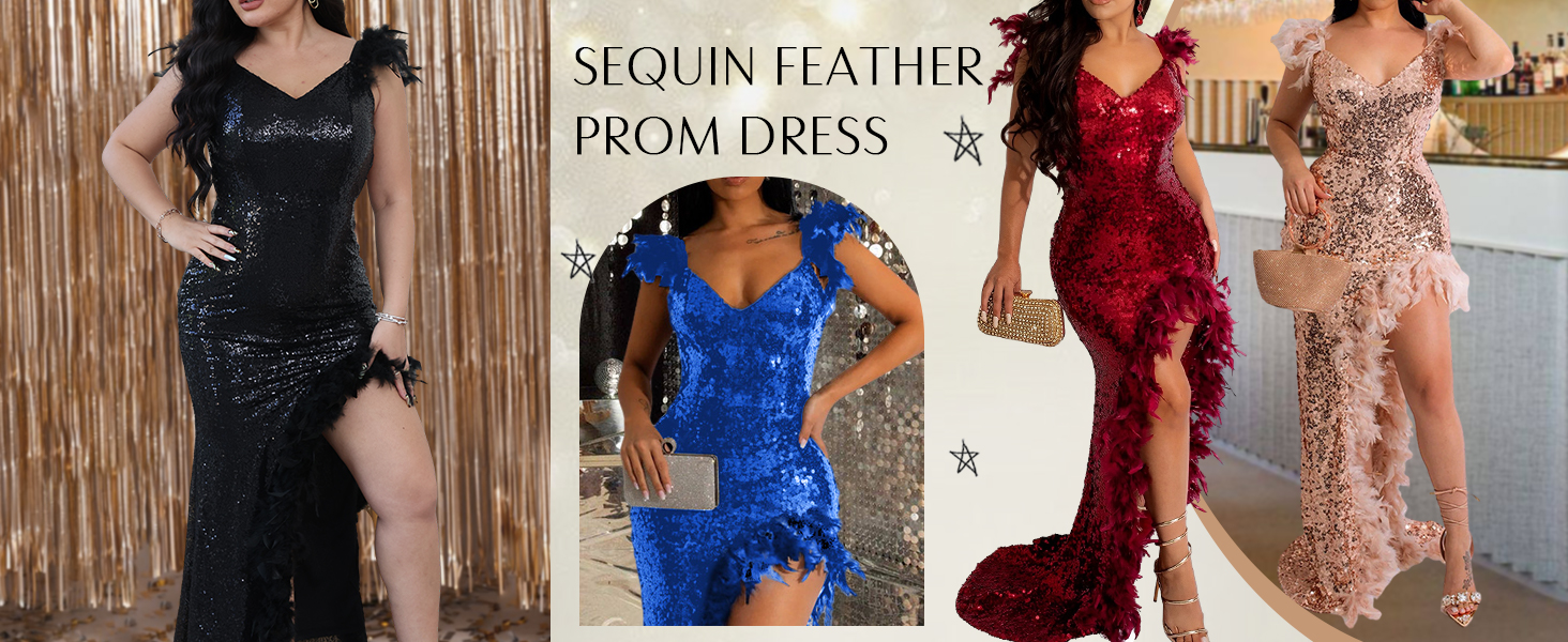 Sequin Evening Gowns
