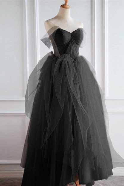 Pink Off the Shoulder Sleeveless Long Prom Dress Sweetheart With Pearls