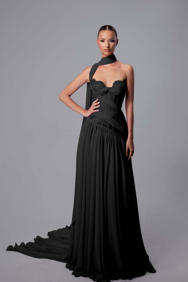 Strapless Sweetheart Sleeveless Long Prom Dress With Pleated