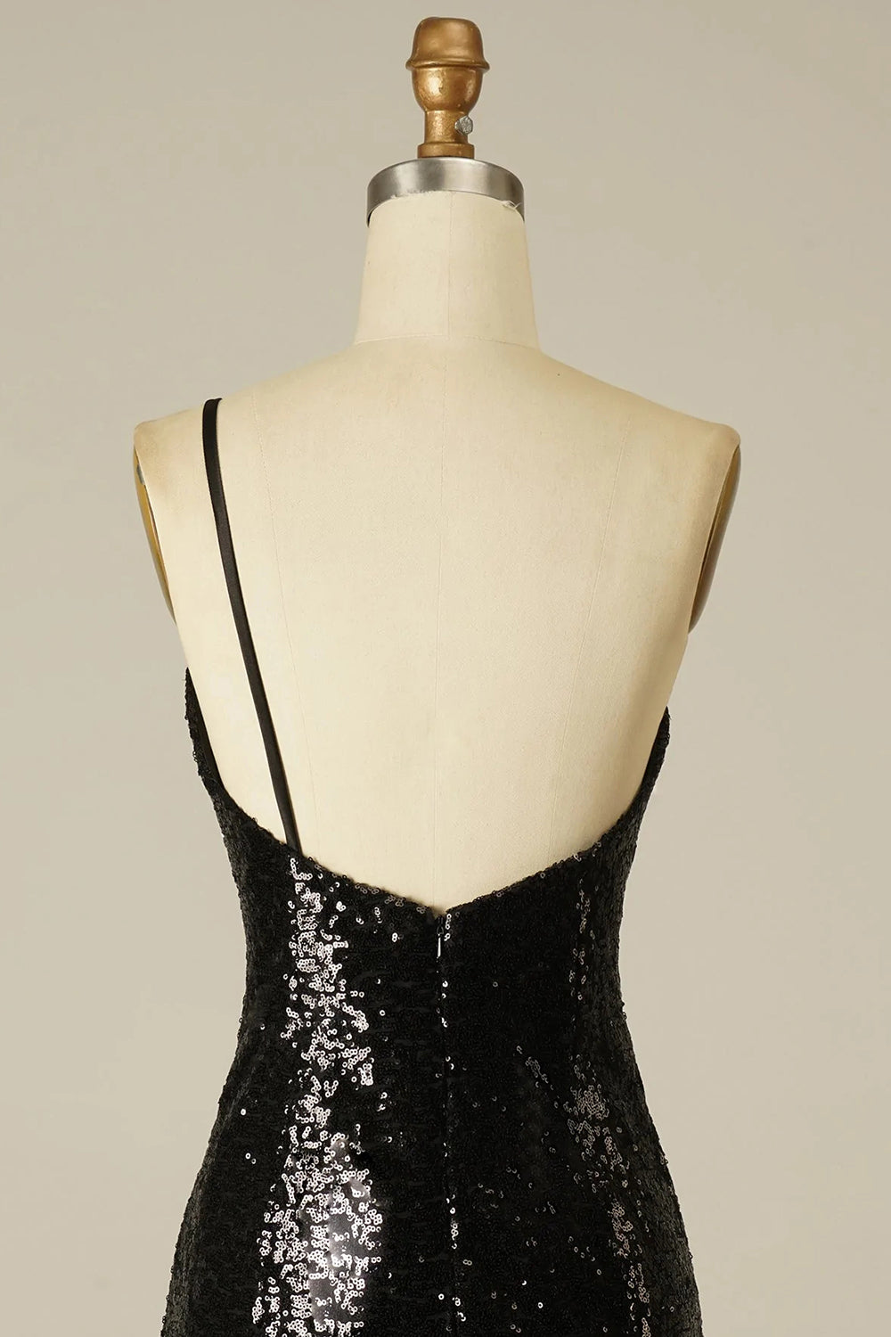 Royal Blue Glitter One Shoulder Tight Homecoming Dress