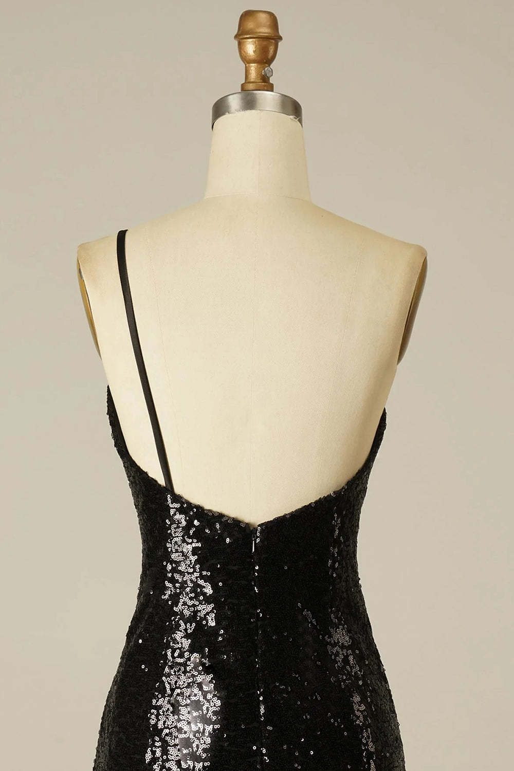 Royal Blue Glitter One Shoulder Tight Homecoming Dress