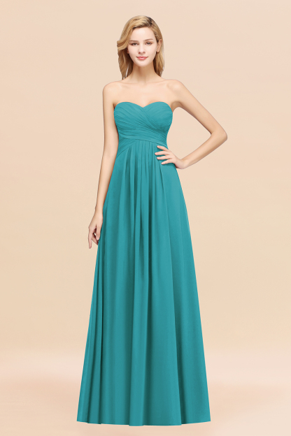 BMbridal Vintage Sweetheart Long Grape Affordable Bridesmaid Dresses Online-BMbridal