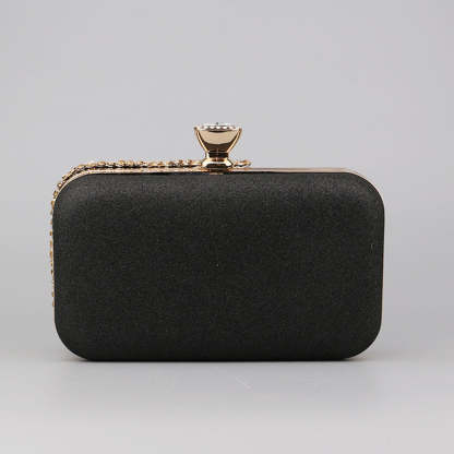 Retro Versatile Clutch Bags with Imitation Diamond