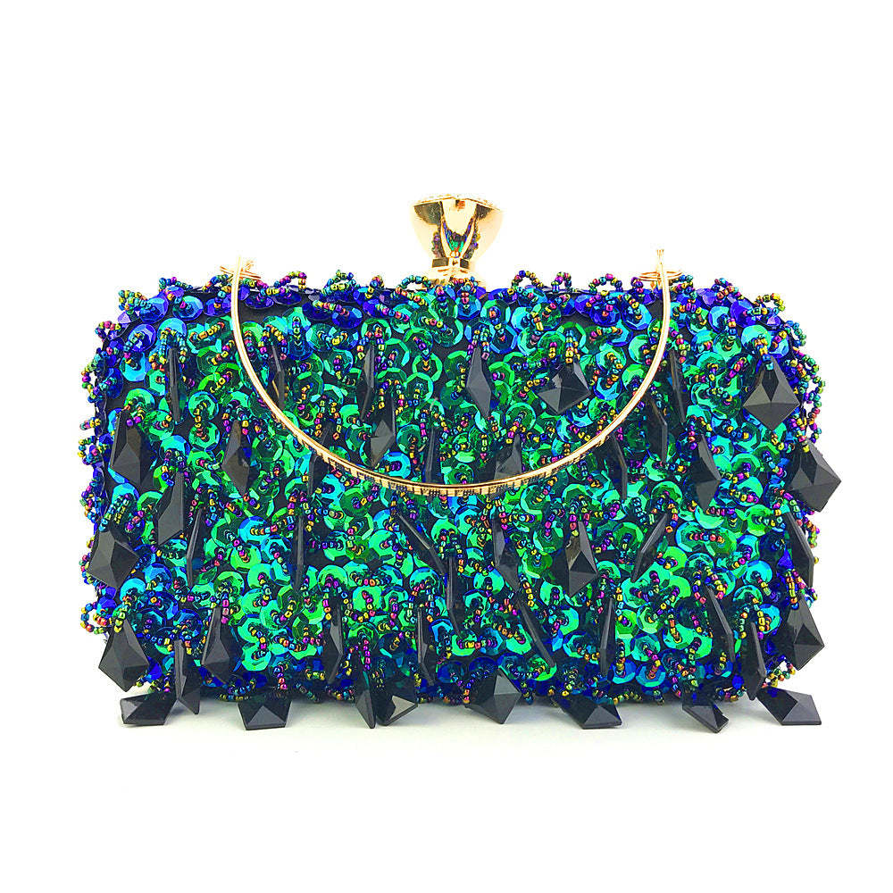 Hand Clutch Bags with Imitation Diamond Sequins