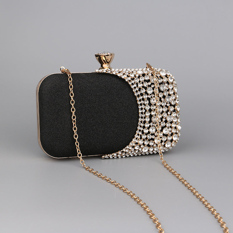 Retro Versatile Clutch Bags with Imitation Diamond