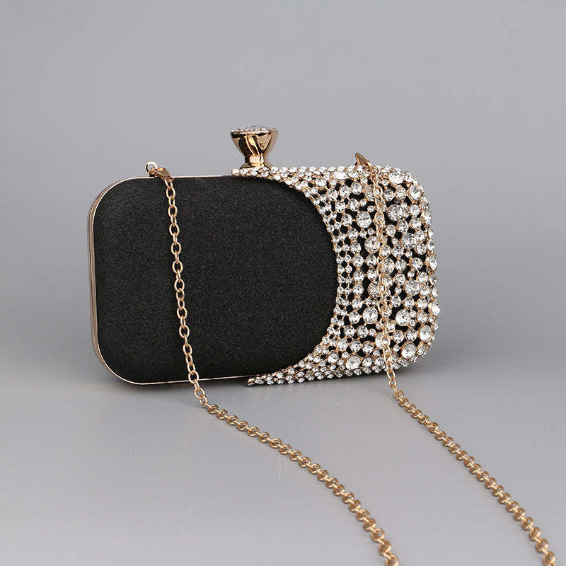 Retro Versatile Clutch Bags with Imitation Diamond