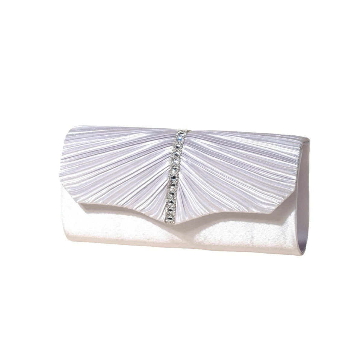 Metal Folds Clutch Bags with Glitter Envelope