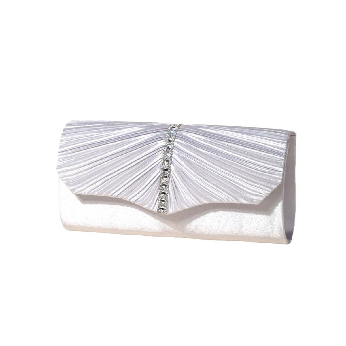 Metal Folds Clutch Bags with Glitter Envelope