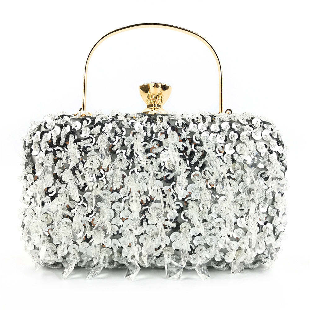 Hand Clutch Bags with Imitation Diamond Sequins