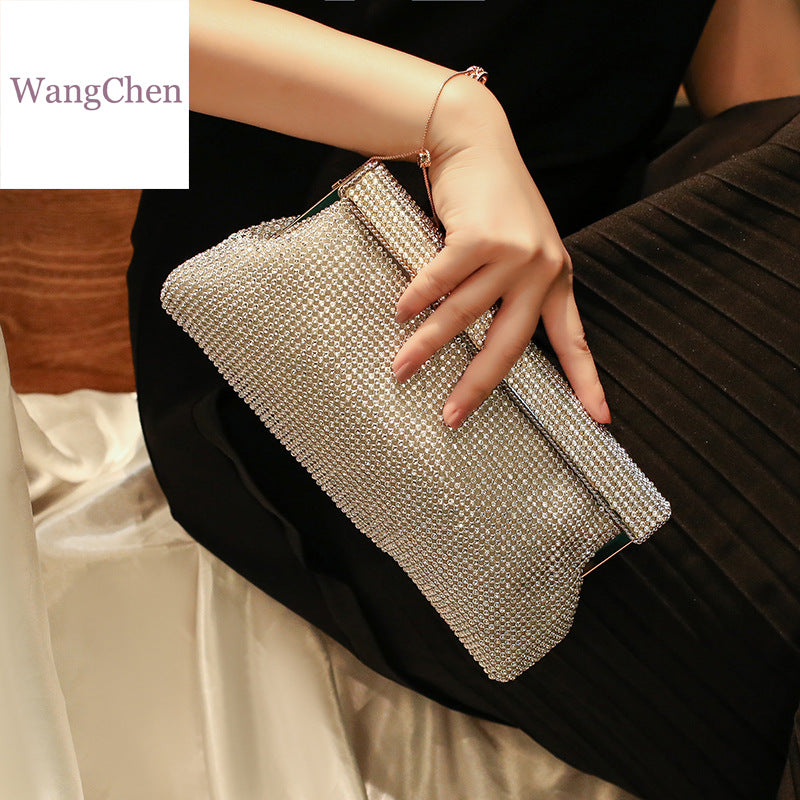 Crossbody Clutch Bags with Imitation Diamond Sequins