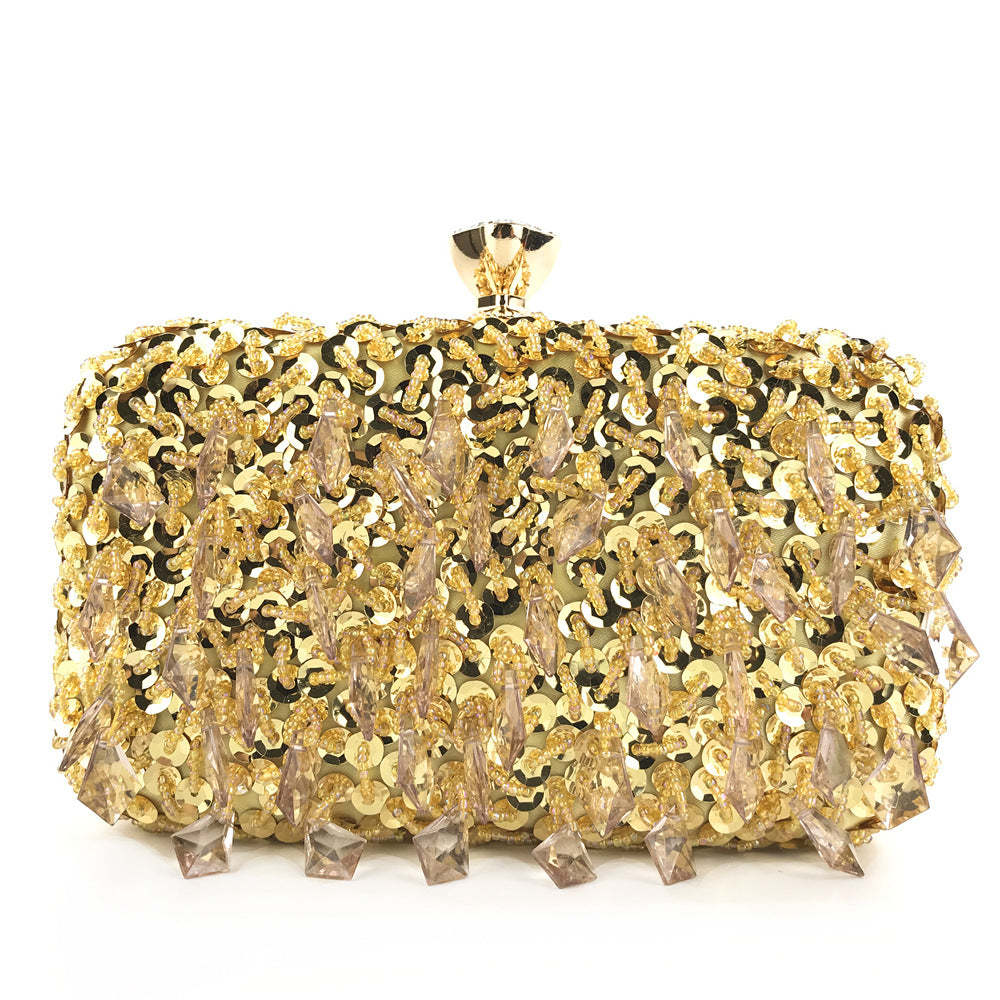Hand Clutch Bags with Imitation Diamond Sequins