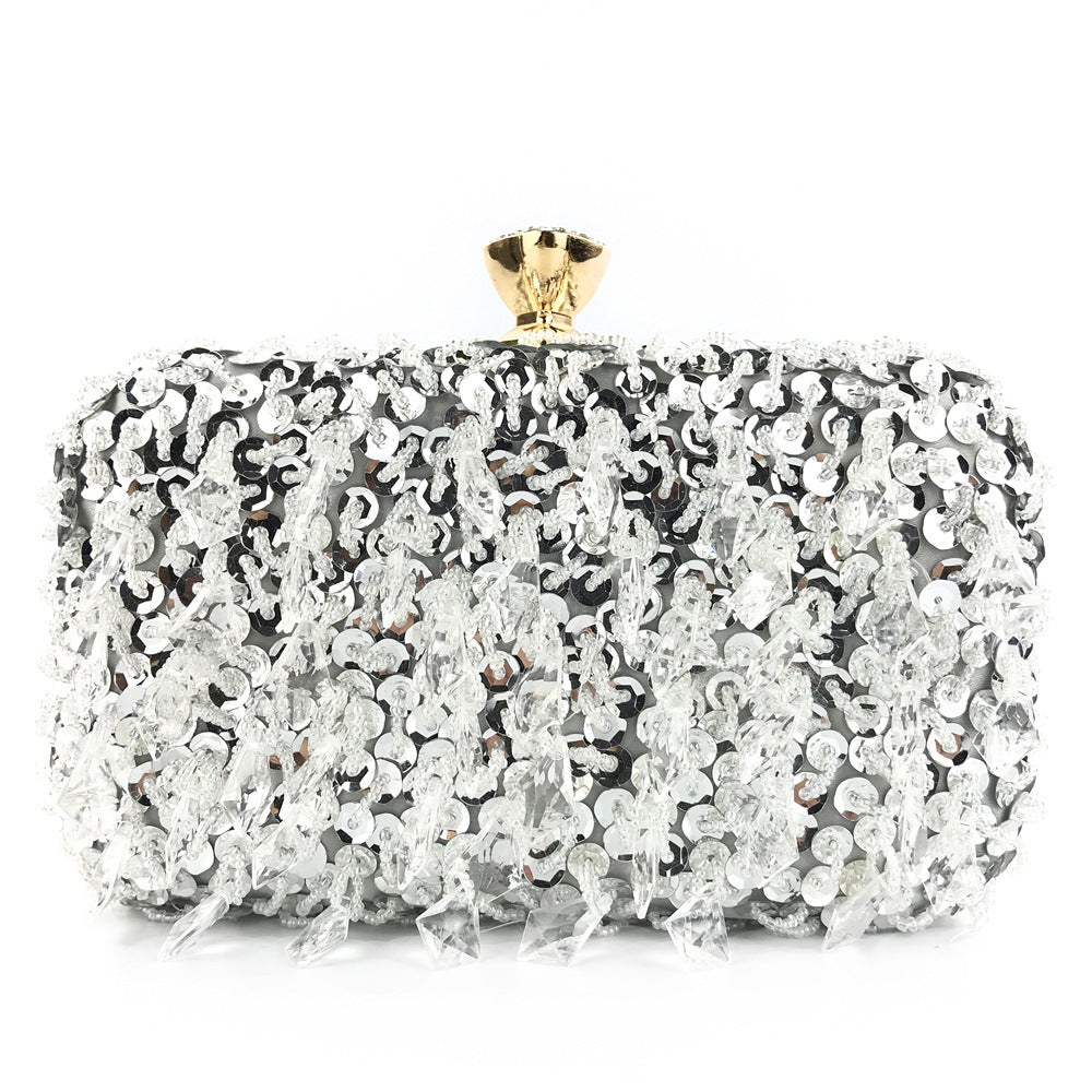 Hand Clutch Bags with Imitation Diamond Sequins