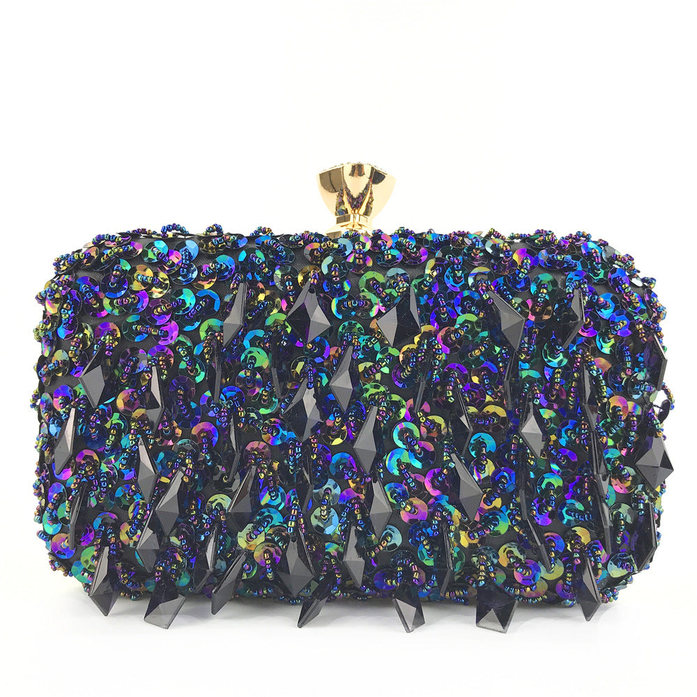 Hand Clutch Bags with Imitation Diamond Sequins
