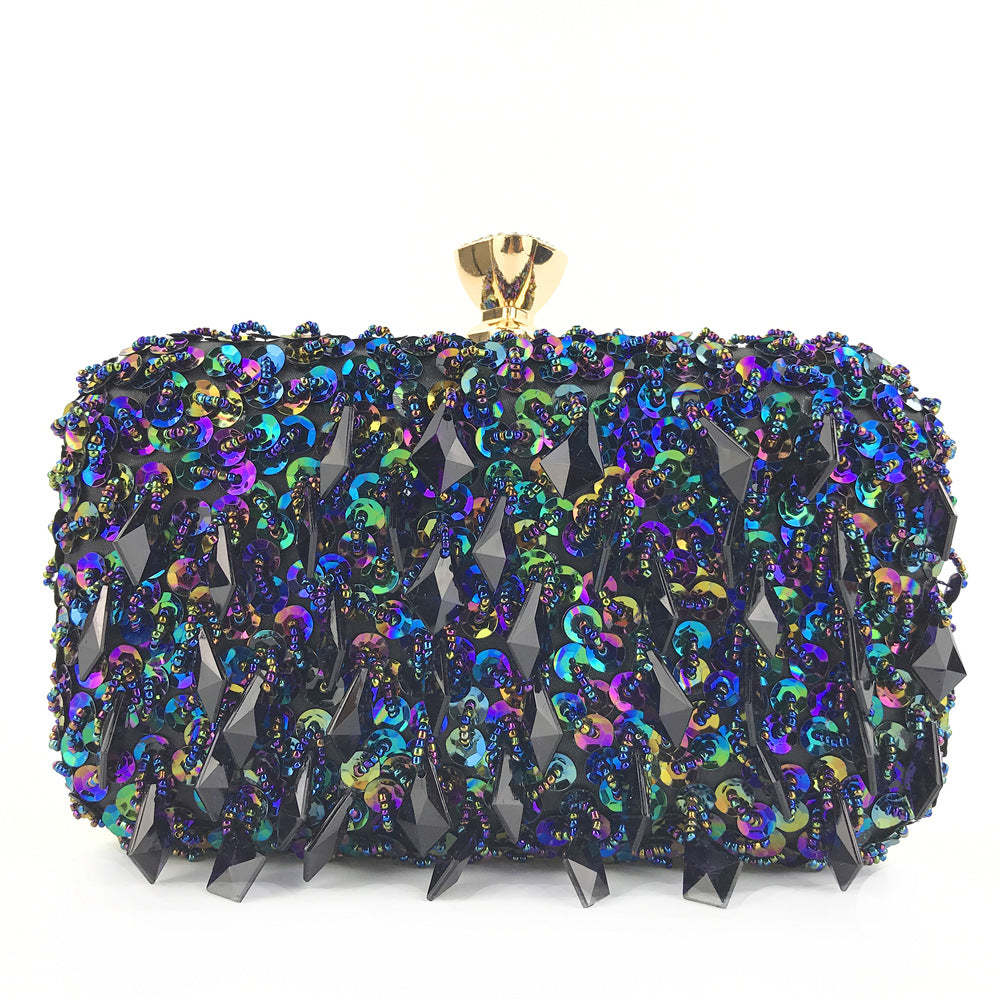 Hand Clutch Bags with Imitation Diamond Sequins