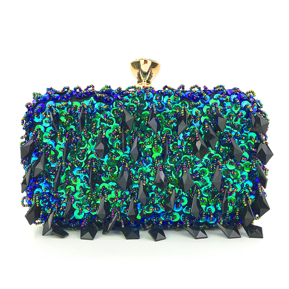 Hand Clutch Bags with Imitation Diamond Sequins
