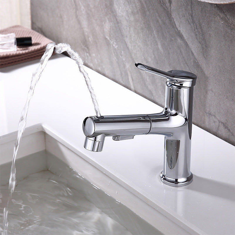 retractable spray faucet