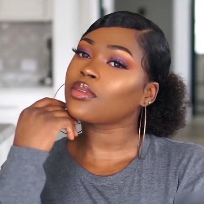 Super Natural Heavy Full Curly Bob Hair Wig