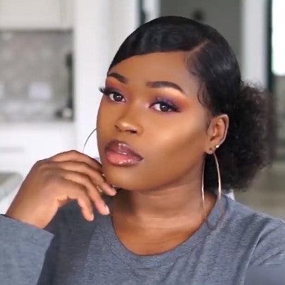 Super Natural Heavy Full Curly Bob Hair Wig