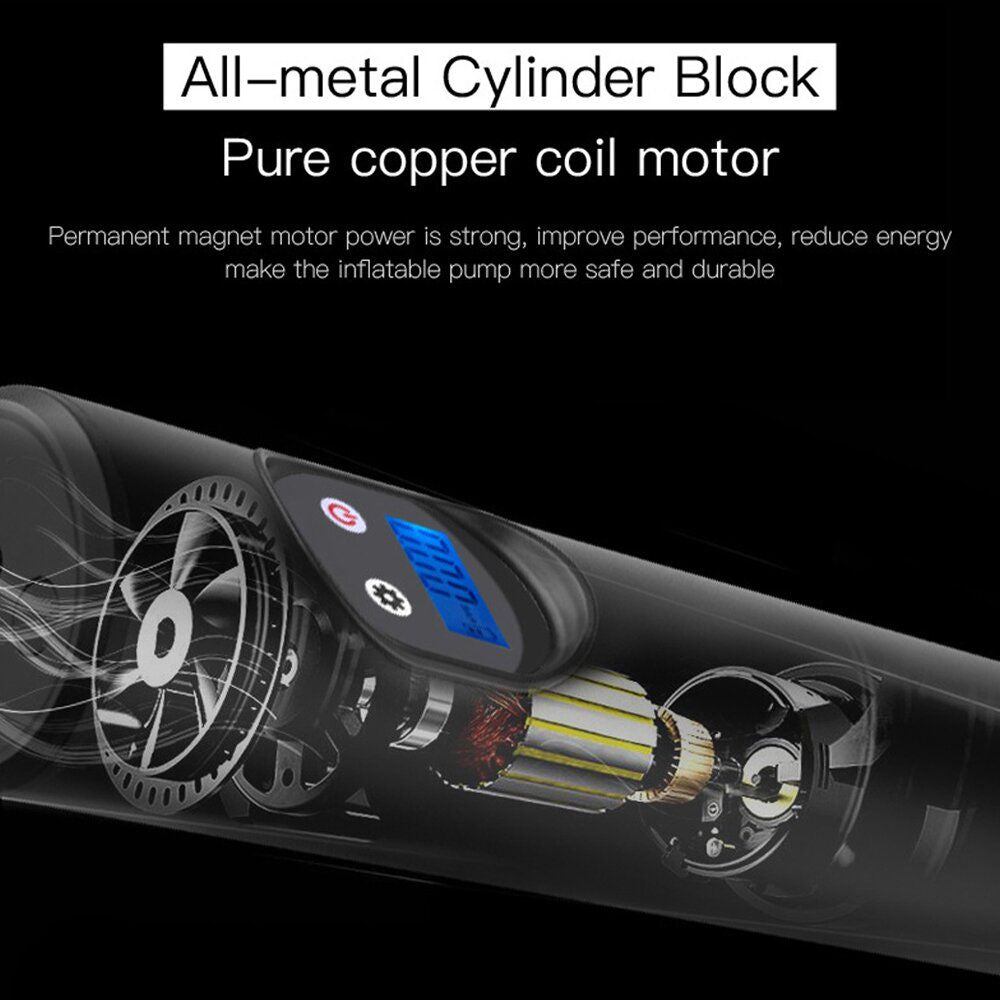 🔥KIKILP™ 2 in 1 Portable Wireless electric car air pump
