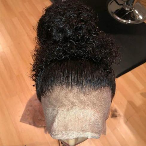 Super Natural Heavy Full Curly Bob Hair Wig