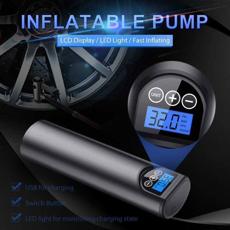 🔥KIKILP™ 2 in 1 Portable Wireless electric car air pump