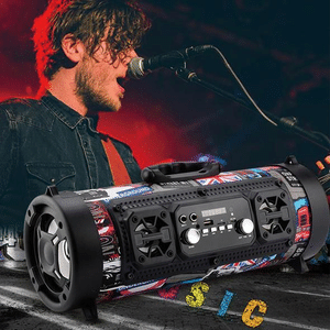 [50% OFF] Wireless Bluetooth Portable High-power Music Barrel Bluetooth Speaker