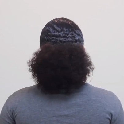 Super Natural Heavy Full Curly Bob Hair Wig