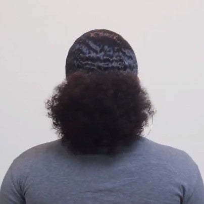Super Natural Heavy Full Curly Bob Hair Wig