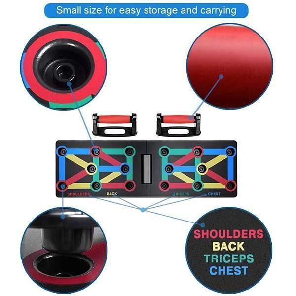 12-in-1 Workout Push-up Stands Body Building Exercise Tools