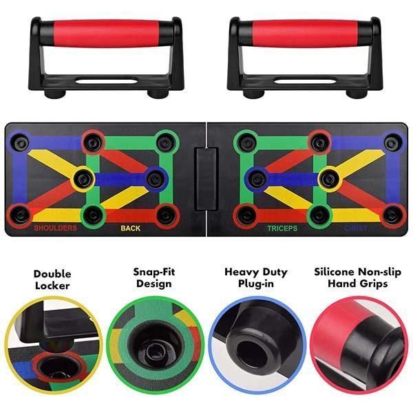 12-in-1 Workout Push-up Stands Body Building Exercise Tools