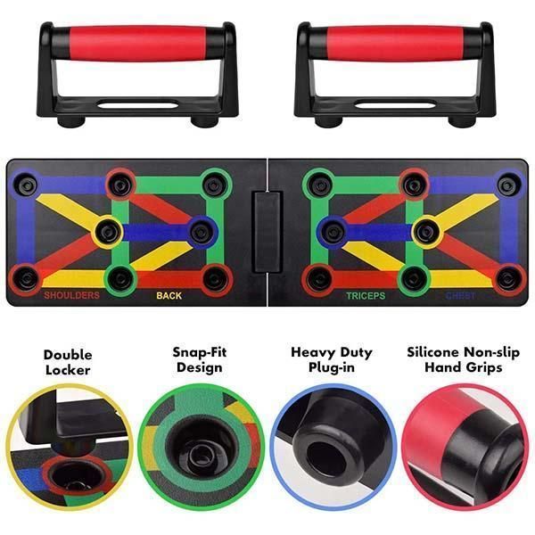 12-in-1 Workout Push-up Stands Body Building Exercise Tools