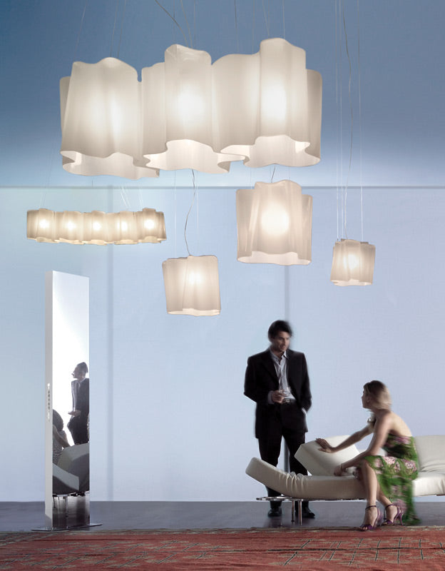 Logico Triple Linear Chandelier  15.75"W-Vancei