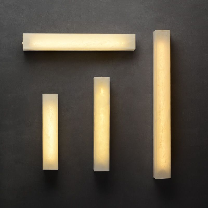 Alabaster Wall Sconce-Vancei