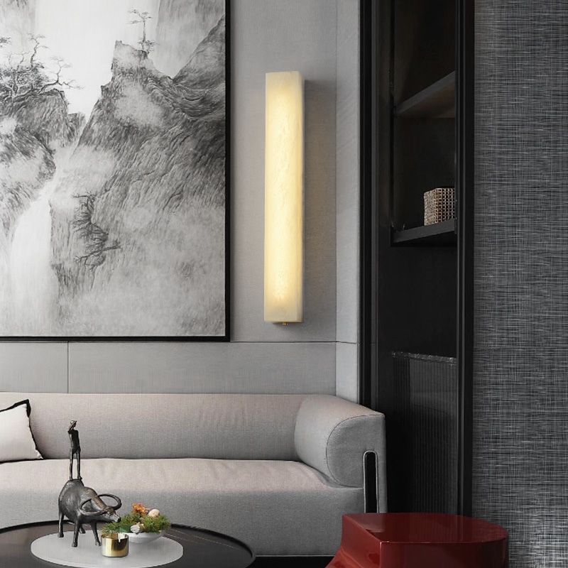 Alabaster Wall Sconce-Vancei