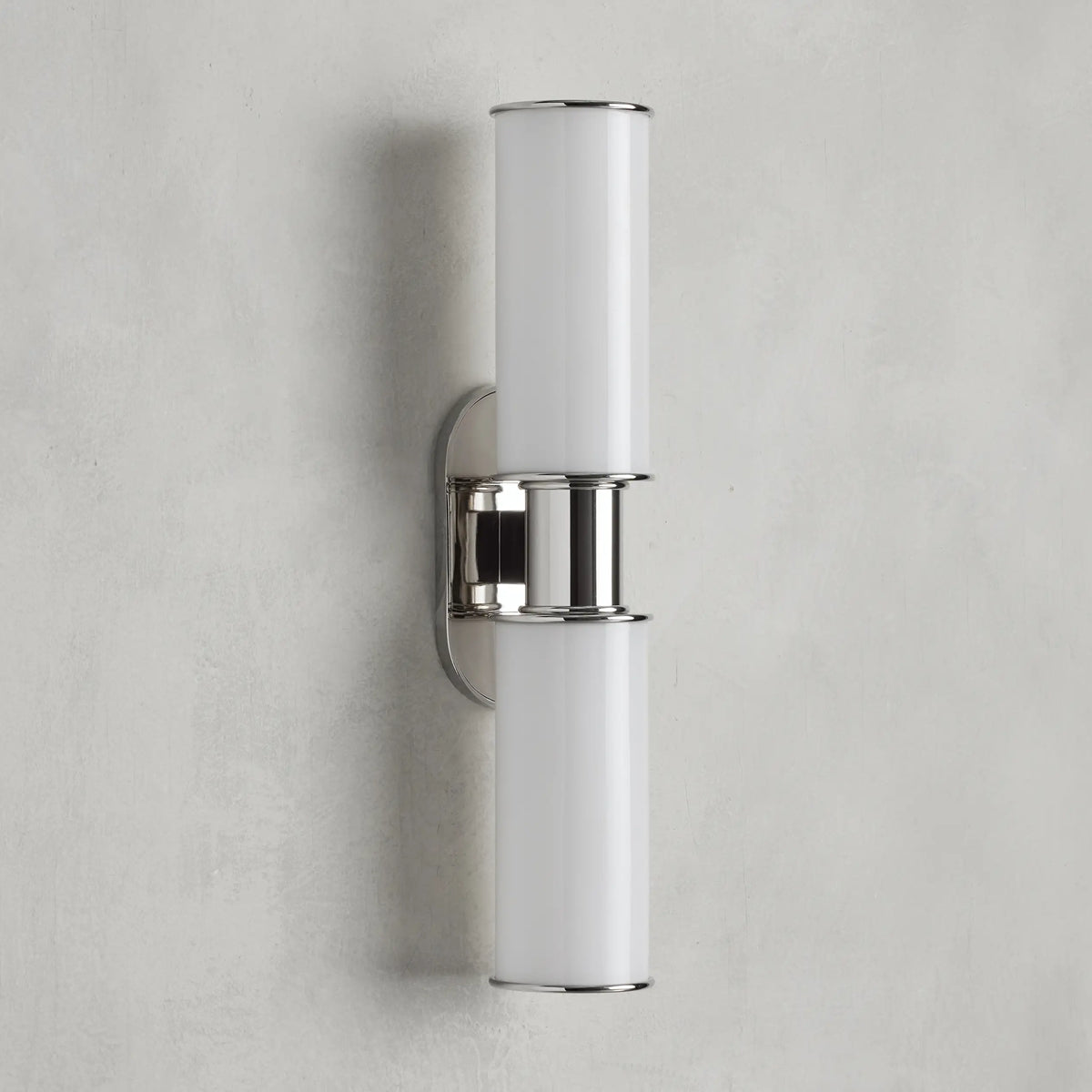 Harlin Modern Milk Glass 2-Light Wall Sconce-Vancei