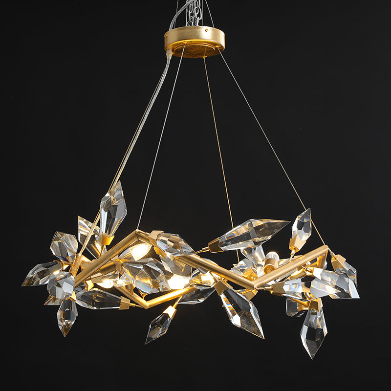 Addison 34" Crystal Chandelier-Vancei