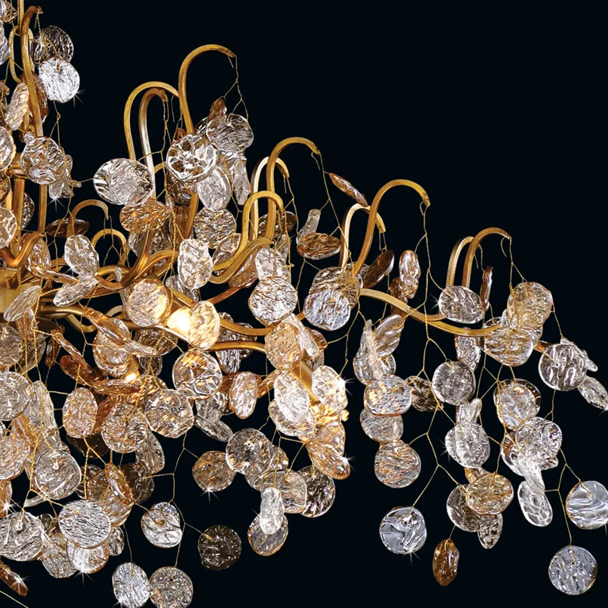 Campo Linear Chandelier 10 Light 45"W