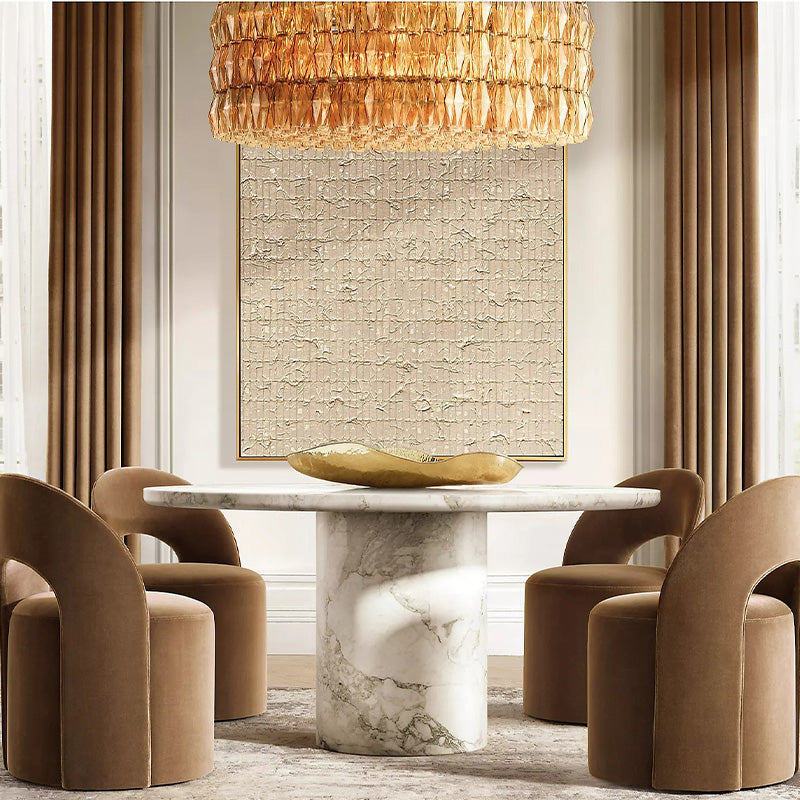 Evelyn Crystal Round Chandelier 47"-Vancei